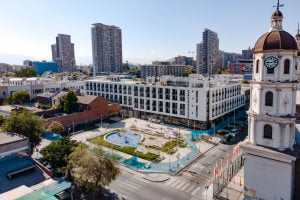 Vista aérea de Nueva Plaza Zenteno